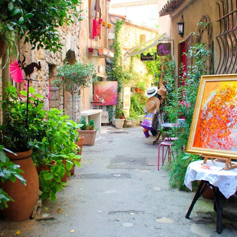 Mougins Collection - Magnifique Maison Au Coeur Du Vieux Village De Mougins, Vue Sur Les Alpes Du Sud Ngoại thất bức ảnh